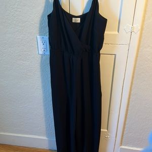 Wilfred wide leg jumpsuit black size M